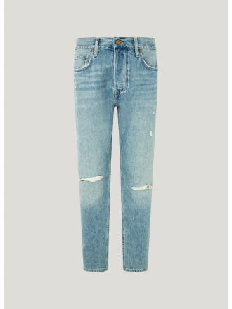 Pánské Džíny Pepe Jeans TAPERED JEANS TINTED DESTROY